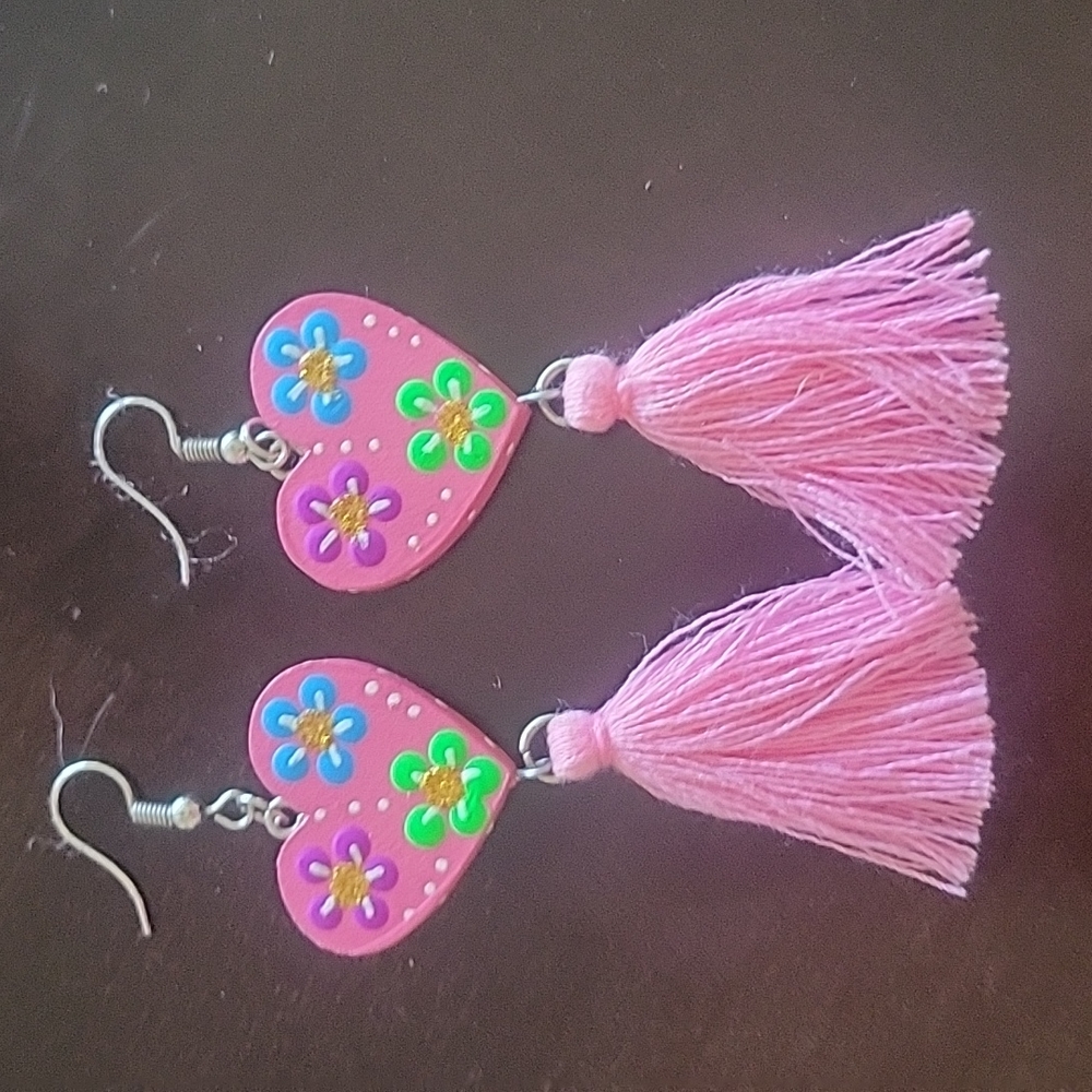 Hand painted earrings